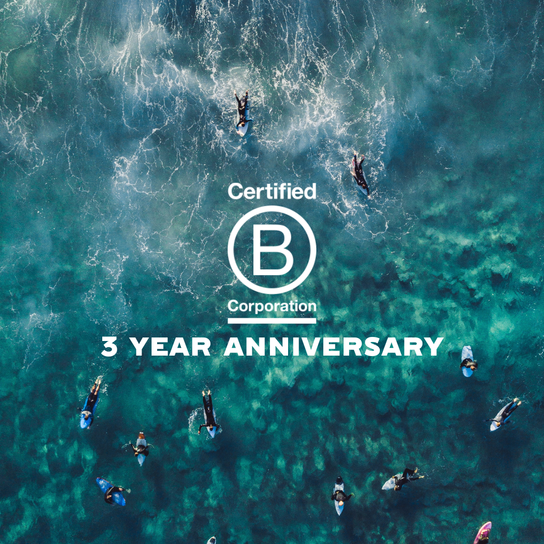 We've Been a B Corp for 3 Years!